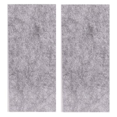 Benson Zelfklevend antikrasvilt - 2x - op maat knipbaar - 20 x 9 cm - grijs - meubelviltjes