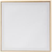 Creativ Company gespannen canvas met lijst 30x30 cm 280 gr wit