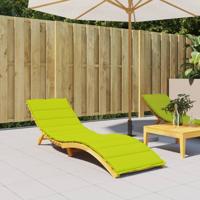 VidaXL Ligbedkussen 200x60x3 cm oxford stof heldergroen