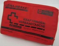 LEINA-WERKE First aid bag nylon red din 13164