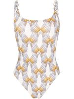 Tory Burch maillot de bain à imprimé graphique - Tons neutres