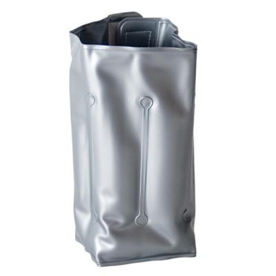 Gerimport Wijnfles koeler/wijnkoeler zilver - zomer accessoires - koelelement