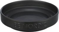 Trixie be nordic voerbak kat keramiek / rubber zwart Trixie be nordic voerbak kat keramiek / rubber zwart
