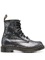 Dr. Martens bottines 1460 à fini métallisé - Gris - thumbnail