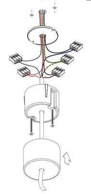 Modular - Twin suspension kit 4m / 5x0.75 (2 cables)