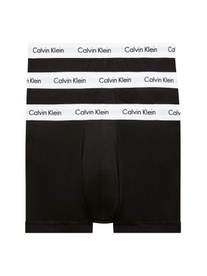 Calvin Klein - 3p Low R Trunk - Cotton Stretch - 1, Maat:L