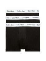 Calvin Klein - 3p Low R Trunk - Cotton Stretch - - thumbnail