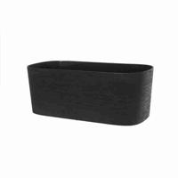 XL plantenbak met waterreservoir - GARDEN ID Respect - Zwart-Antraciet 80 x 38 cm - 100% huishoudelijk afval - 100% recyclebaar