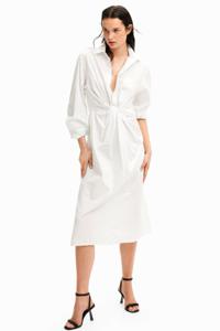 Maitrepierre long shirt dress - WHITE - S