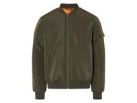 LIVERGY Heren bomberjack (Kaki, S)