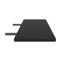 Bolia Graceful verlengblad set van 2 - 105 cm - 40 mm - zwart geolied eiken