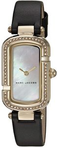 Horlogeband Marc by Marc Jacobs MJ1495 Leder Zwart 12mm