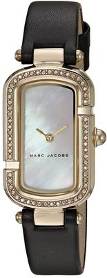 Horlogeband Marc by Marc Jacobs MJ1495 Leder Zwart 12mm