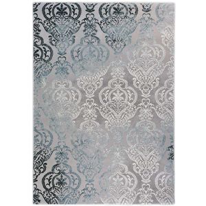 Vintage Vloerkleed Thema 23014-953 Grijs-Blauw-80 x 150 cm