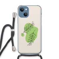 Beleaf in you: iPhone 13 Transparant Hoesje met koord