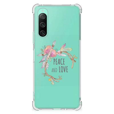 Sony Xperia 10 V Stevig | Bumper Hoesje | Boho Text