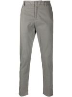 DONDUP pantalon slim à fermeture dissimulée - Gris