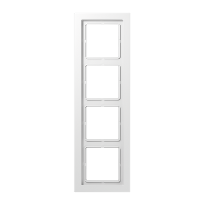 Jung LS Design Afdekraam Alpin Wit 4-voudig Duroplast