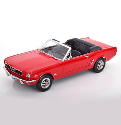 Ford Mustang Cabriolet 1966 Rood 1:18