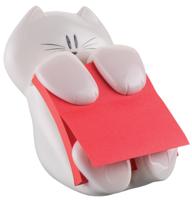 Post-it Super Sticky Z-notes dispenser, kat, voor ft 76 x 76, met 1 blok van 90 blaadjes rood Post-it Super Sticky Z-notes dispenser, kat, voor ft 76 x 76, met 1 blok van 90 blaadjes rood