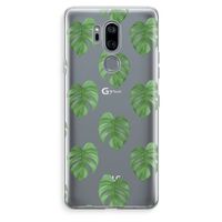 Monstera leaves: LG G7 Thinq Transparant Hoesje