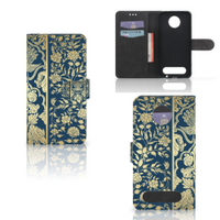 Motorola Moto Z2 Force Hoesje Beige Flowers - thumbnail