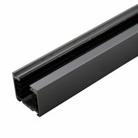 Spanningsrail zwart 1 meter voor railspots LED