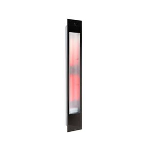 Sunshower Pure Solo Black Infrarood Opbouwapparaat 20x124x18 cm Aluminium Zwart