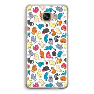 Kleurrijke katten: Samsung Galaxy A5 (2016) Transparant Hoesje