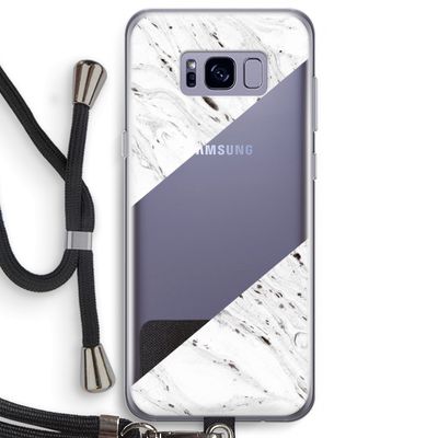 Biggest stripe: Samsung Galaxy S8 Plus Transparant Hoesje met koord