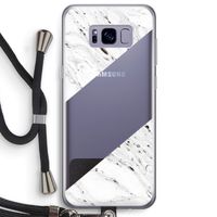Biggest stripe: Samsung Galaxy S8 Plus Transparant Hoesje met koord