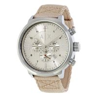 Horlogeband Armani AX1374 Nylon/perlon Lichtbruin 23mm - thumbnail