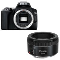 Canon EOS 250D zwart + 50mm F/1.8 STM - thumbnail