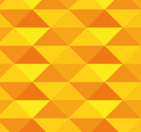 Geometrisch driehoeken ontwerp vinyl tapijt geel
