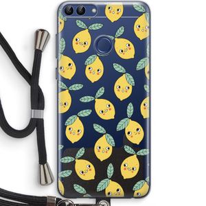 Citroenen: Huawei P Smart (2018) Transparant Hoesje met koord