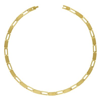 Boccia 08040-03 Ketting titanium goudkleurig 45 cm