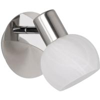 LED Wandspot E14 Fitting - Rond Design - Mat Nikkel Aluminium