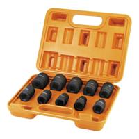 Slagmoersleutelset Koma Tools 10, 12, 13, 14, 17, 19, 21, 22, 23, 24 MM 10 Onderdelen