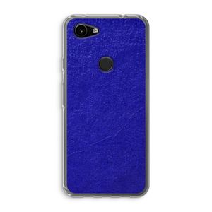 Majorelle Blue: Google Pixel 3a Transparant Hoesje