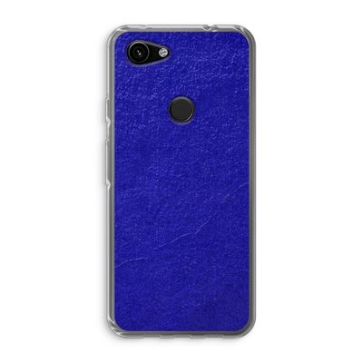 Majorelle Blue: Google Pixel 3a Transparant Hoesje