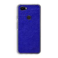 Majorelle Blue: Google Pixel 3a Transparant Hoesje