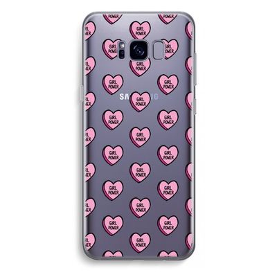 GIRL POWER: Samsung Galaxy S8 Plus Transparant Hoesje