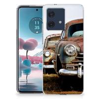 Motorola Edge 40 Neo | Siliconen hoesje | met foto Vintage Auto