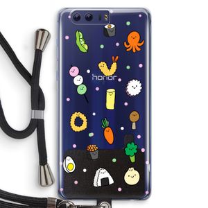 Happy bento friends: Honor 9 Transparant Hoesje met koord