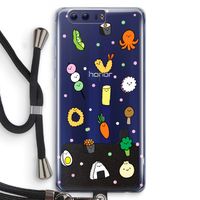 Happy bento friends: Honor 9 Transparant Hoesje met koord