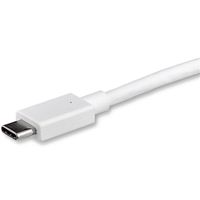 StarTech.com 1 m USB-C naar DisplayPort kabel 4K 60Hz wit - thumbnail