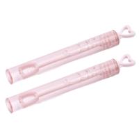 Bellenblaas voor Bruiloft/trouwerij party - 96x stuks - uitdeel flesjes - roze met hartje