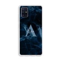 Midnight Marble: Galaxy A51 4G Transparant Hoesje