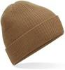 Beechfield CB376R Polylana® Ribbed Beanie - Biscuit - One Size - thumbnail