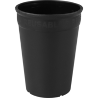 ÖkoCup | Beker | PP | reusable | 250ml | zwart | 20 stuks